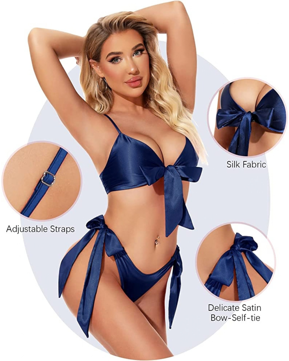 Short bikini - Navy Blue