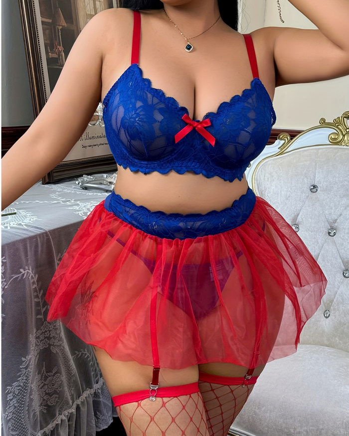 Ruby Royale babydoll set