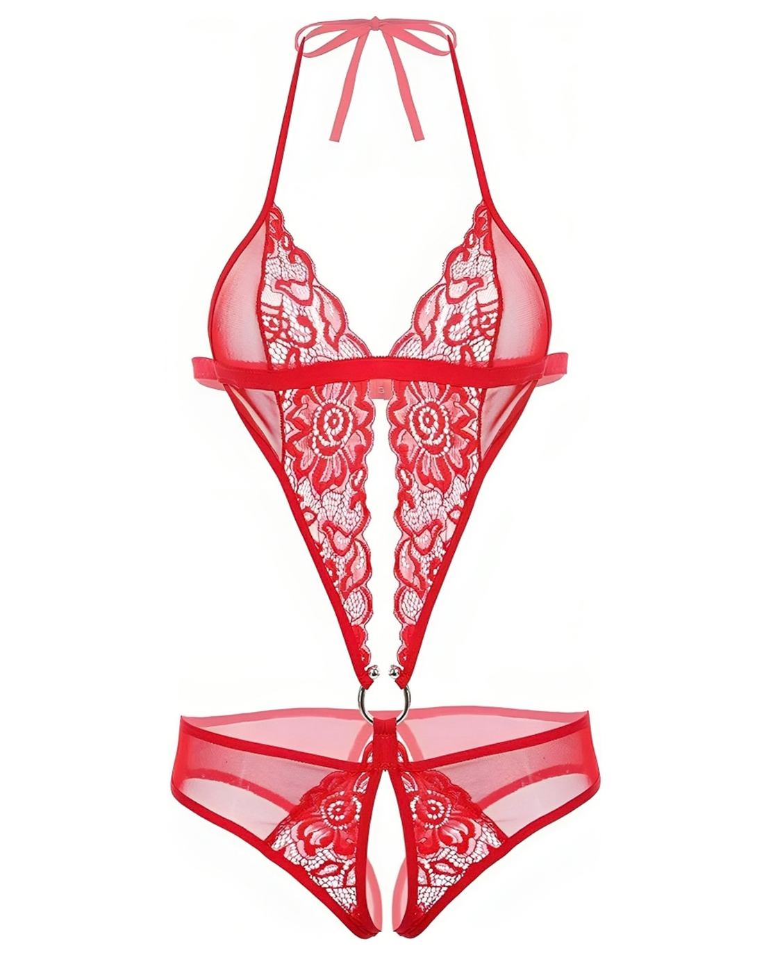 Lace Red night fun dress